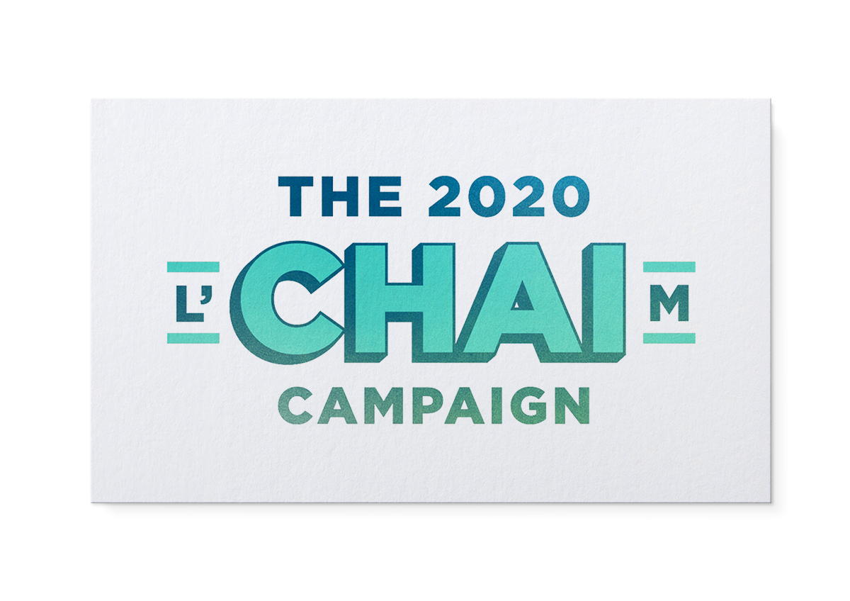 2020 L'CHAIM Campaign